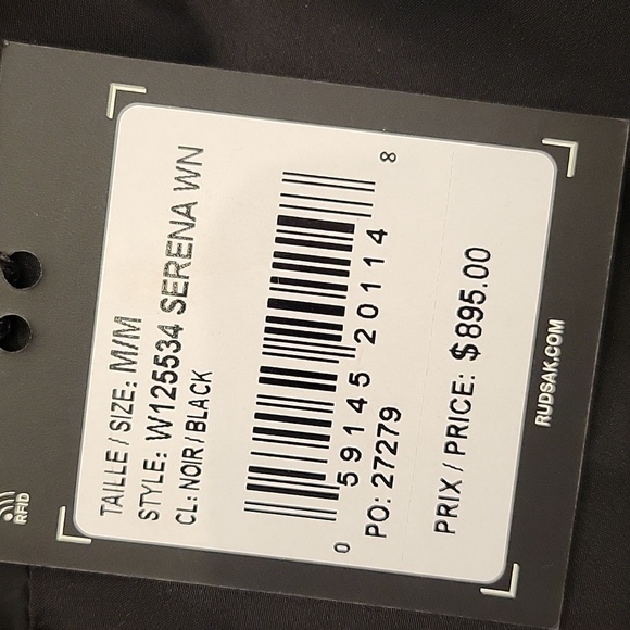 NWT Rudsak Black Serena Puffer Jacket Size M - Picture 8 of 11